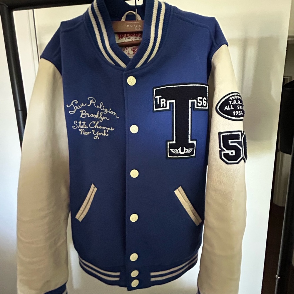 True Religion Varsity Jacket